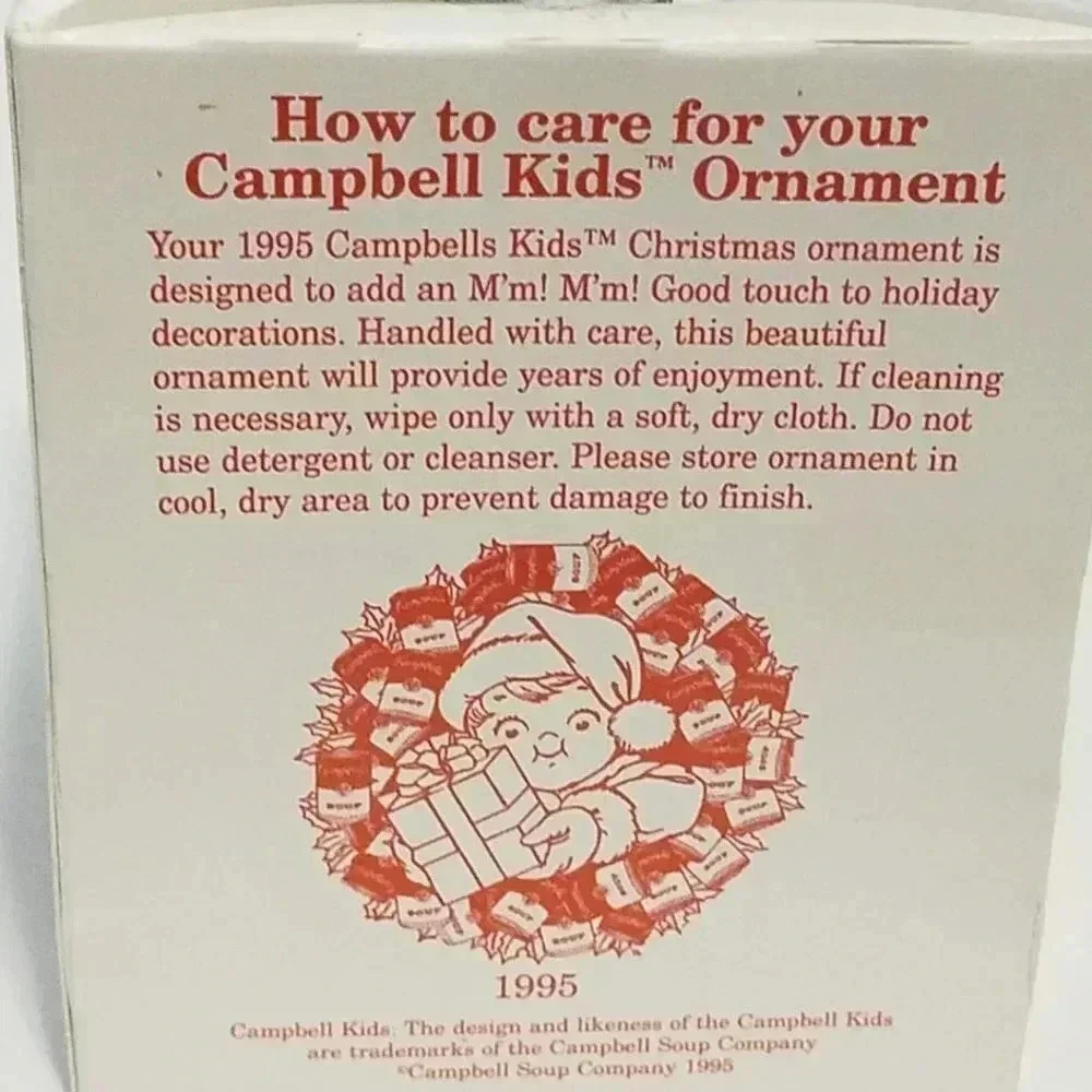 1995 Campbell's Soup Collectors Edition Christmas
